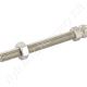 Szintezőorsó szintezőtalphoz M10 rozsdamentes acél L=90 mm