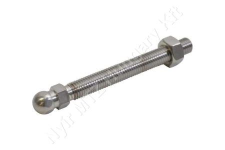 Szintezőorsó szintezőtalphoz M12 rozsdamentes acél L=100 mm_153960