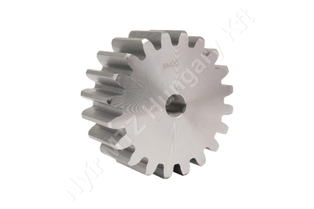 Fogaskerék aggyal 6-os modul z=20 furat Ø20 mm C45 acél_153122 Fogaskerék aggyal 6-os modul z=20 furat Ø20 mm C45 acél_153122