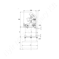 Hidraulika szivattyú kézi működtetésű 25 cm³ 180x90 mm kettős működésű 7 l tartállyal OMFB_171012 Hidraulika szivattyú kézi működtetésű 25 cm³ 180x90 mm kettős működésű 7 l tartállyal OMFB_171012