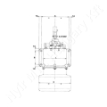 Hidraulika szivattyú kézi működtetésű 25 cm³ 180x90 mm kettős működésű 10 l tartállyal OMFB_171016 Hidraulika szivattyú kézi működtetésű 25 cm³ 180x90 mm kettős működésű 10 l tartállyal OMFB_171016