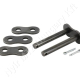 Összekötő láncszem 16B-2 kétsoros (duplex) 1″ (25,4 mm) osztás 17,02 mm belső szélesség Ø15,88 mm görgő Ø8,28 mm csapszeg DIN 8187 Összekötő láncszem 16B-2 kétsoros (duplex) 1″ (25,4 mm) osztás 17,02 mm belső szélesség Ø15,88 mm görgő Ø8,28 mm csapszeg DIN 8187