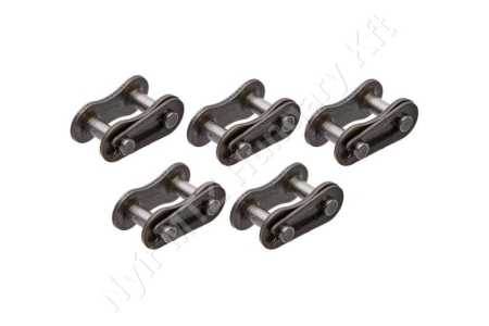 Összekötő láncszem 05B-1 egysoros (simplex) 8 mm osztás 3 mm belső szélesség Ø5 mm görgő Ø2,31 mm csapszeg DIN 8187 folyóméter_150369