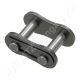 Összekötő láncszem egysoros (simplex) 3/4″ (19,05 mm) osztás 7/16″ (11,68 mm) belső szélesség Ø12,07 mm görgő Ø6,1 mm csapszeg