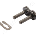 Összekötő láncszem egysoros (simplex) 20 mm osztás 16 mm belső szélesség Ø12 mm görgő Ø6 mm csapszeg_150375 Összekötő láncszem egysoros (simplex) 20 mm osztás 16 mm belső szélesség Ø12 mm görgő Ø6 mm csapszeg_150375