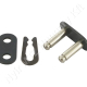 Összekötő láncszem 06B-1 egysoros (simplex) 3/8″ (9,525 mm) osztás 7/32″ (5,72 mm) belső szélesség Ø6,35 mm görgő Ø3,28 mm csapszeg DIN 8187