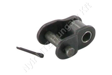 Összekötő láncszem 06B-1 egysoros (simplex) 3/8″ (9,53 mm) osztás 7/32″ (5,72 mm) belső szélesség Ø6,35 mm görgő Ø3,28 mm csapszeg DIN 8187_150386 Összekötő láncszem 06B-1 egysoros (simplex) 3/8″ (9,53 mm) osztás 7/32″ (5,72 mm) belső szélesség Ø6,35 mm görgő Ø3,28 mm csapszeg DIN 8187_150386