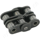 Összekötő láncszem 06B-2 kétsoros (duplex) 3/8″ (9,525 mm) osztás 7/32″ (5,72 mm) belső szélesség Ø6,35 mm görgő Ø3,28 mm csapszeg DIN 8187