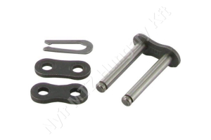 Összekötő láncszem 08B-2 kétsoros (duplex) 1/2″ (12,7 mm) osztás 5/16″ (7,75 mm) belső szélesség Ø8,51 mm görgő Ø4,45 mm csapszeg DIN 8187