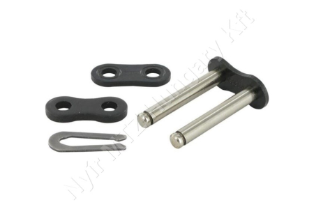 Összekötő láncszem 08B-2 kétsoros (duplex) 1/2″ (12,7 mm) osztás 5/16″ (7,75 mm) belső szélesség Ø8,51 mm görgő Ø4,45 mm csapszeg DIN 8187_150413