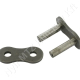 Összekötő láncszem ASA 100-1 egysoros (simplex) 1-1/4″ (31,75 mm) osztás 19,05 mm belső szélesség Ø19,05 mm görgő Ø9,53 mm csapszeg DIN 8188