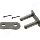 Összekötő láncszem ASA 100-1 egysoros (simplex) 1-1/4″ (31,75 mm) osztás 19,05 mm belső szélesség Ø19,05 mm görgő Ø9,53 mm csapszeg DIN 8188 folyóméter