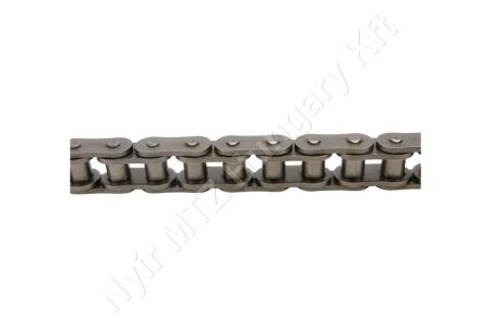 Görgőslánc ASA 100-1H (20AH-1) egysoros (simplex) 1-1/4″ (31,75 mm) osztás 19,05 mm belső szélesség DIN 8188 3,05 m_150430
