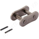 Összekötő láncszem ASA 100-1 egysoros (simplex) 1-1/4″ (31,75 mm) osztás 19,05 mm belső szélesség Ø19,05 mm görgő Ø9,54 mm csapszeg DIN 8188