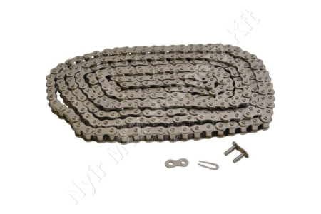Görgőslánc 10B-1 egysoros (simplex) 5/8″ (15,875 mm) osztás 3/8″ (9,65 mm) belső szélesség DIN 8187 nikkelezett folyóméter_150434 Görgőslánc 10B-1 egysoros (simplex) 5/8″ (15,875 mm) osztás 3/8″ (9,65 mm) belső szélesség DIN 8187 nikkelezett folyóméter_150434