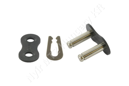 Összekötő láncszem 10B-1 egysoros (simplex) 5/8″ (15,875 mm) osztás 3/8″ (9,65 mm) belső szélesség Ø10,16 mm görgő Ø5,08 mm csapszeg DIN 8187_150437 Összekötő láncszem 10B-1 egysoros (simplex) 5/8″ (15,875 mm) osztás 3/8″ (9,65 mm) belső szélesség Ø10,16 mm görgő Ø5,08 mm csapszeg DIN 8187_150437