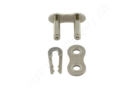 Összekötő láncszem 10B-1 egysoros (simplex) 5/8″ (15,875 mm) osztás 3/8″ (9,65 mm) belső szélesség Ø10,16 mm görgő Ø5,08 mm csapszeg DIN 8187 nikkelezett_150438 Összekötő láncszem 10B-1 egysoros (simplex) 5/8″ (15,875 mm) osztás 3/8″ (9,65 mm) belső szélesség Ø10,16 mm görgő Ø5,08 mm csapszeg DIN 8187 nikkelezett_150438