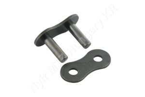 Összekötő láncszem 12B-1 egysoros (simplex) 3/4″ (19,05 mm) osztás 7/16″ (11,68 mm) belső szélesség Ø12,07 mm görgő Ø5,72 mm csapszeg DIN 8187