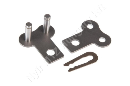 Összekötő láncszem 12B-1 egysoros (simplex) 3/4″ (19,05 mm) osztás 7/16″ (11,68 mm) belső szélesség Ø12,07 mm görgő Ø5,72 mm csapszeg DIN 8187_150474 Összekötő láncszem 12B-1 egysoros (simplex) 3/4″ (19,05 mm) osztás 7/16″ (11,68 mm) belső szélesség Ø12,07 mm görgő Ø5,72 mm csapszeg DIN 8187_150474