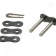 Összekötő láncszem 12B-2 kétsoros (duplex) 3/4″ (19,05 mm) osztás 7/16″ (11,68 mm) belső szélesség Ø12,07 mm görgő Ø5,72 mm csapszeg DIN 8187