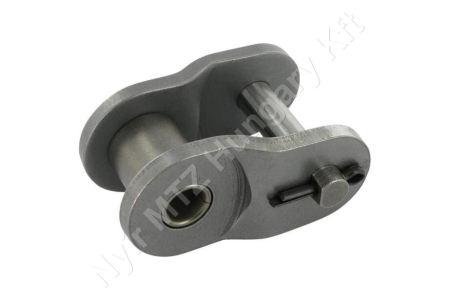 Összekötő láncszem ASA 140-1H egysoros (simplex) 1-3/4″ (44,45 mm) osztás 25,22 mm belső szélesség Ø25,4 mm görgő Ø12,7 mm csapszeg DIN 8188_150490 Összekötő láncszem ASA 140-1H egysoros (simplex) 1-3/4″ (44,45 mm) osztás 25,22 mm belső szélesség Ø25,4 mm görgő Ø12,7 mm csapszeg DIN 8188_150490