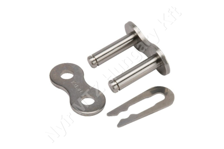 Összekötő láncszem 16B-1 egysoros (simplex) 1″ (25,4 mm) osztás 17,02 mm belső szélesség Ø15,88 mm görgő Ø8,28 mm csapszeg DIN 8187 rozsdamentes acél_150500