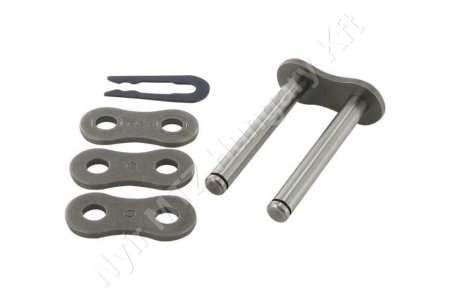 Összekötő láncszem 16B-2 kétsoros (duplex) 1″ (25,4 mm) osztás 17,02 mm belső szélesség Ø15,88 mm görgő Ø8,28 mm csapszeg DIN 8187_150507