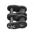 Összekötő láncszem 16B-2 kétsoros (duplex) 1″ (25,4 mm) osztás 17,02 mm belső szélesség Ø15,88 mm görgő Ø8,28 mm csapszeg DIN 8187_150508