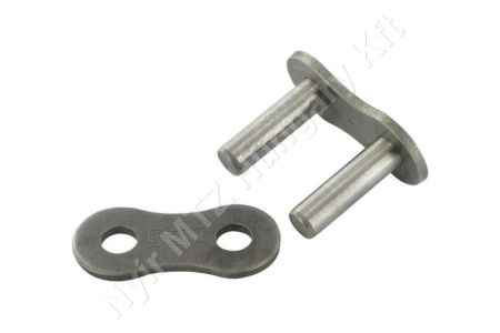 Összekötő láncszem 20B-1 egysoros (simplex) 1-1/4″ (31,75 mm) osztás 3/4″ (19,56 mm) belső szélesség Ø19,05 mm görgő Ø10,19 mm csapszeg DIN 8187_150511