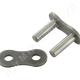 Összekötő láncszem 20B-1 egysoros (simplex) 1-1/4″ (31,75 mm) osztás 3/4″ (19,56 mm) belső szélesség Ø19,05 mm görgő Ø10,19 mm csapszeg DIN 8187