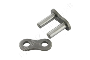 Összekötő láncszem 24B-1 egysoros (simplex) 1-1/2″ (38,1 mm) osztás 1″ (25,4 mm) belső szélesség Ø25,4 mm görgő Ø14,63 mm csapszeg DIN 8187