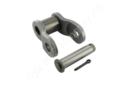 Összekötő láncszem 32B-1 egysoros (simplex) 2″ (50,8 mm) osztás 1-1/4″ (30,99 mm) belső szélesség Ø29,21 mm görgő Ø17,81 mm csapszeg DIN 8187_150532