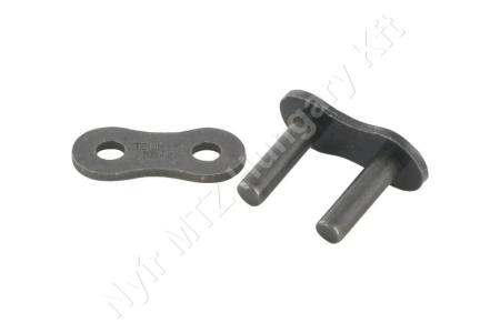 Összekötő láncszem ASA 40-1 egysoros (simplex) 1/2″ (12,7 mm) osztás 7,92 mm belső szélesség Ø7,92 mm görgő Ø3,96 mm csapszeg DIN 8188_150534 Összekötő láncszem ASA 40-1 egysoros (simplex) 1/2″ (12,7 mm) osztás 7,92 mm belső szélesség Ø7,92 mm görgő Ø3,96 mm csapszeg DIN 8188_150534