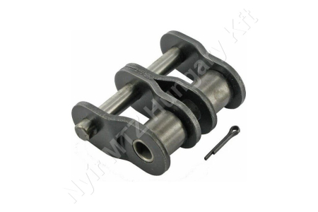 Összekötő láncszem ASA 50-2 (10A-2) kétsoros (duplex) 5/8″ (15,875 mm) osztás 9,53 mm belső szélesség Ø10,16 mm görgő Ø5,09 mm csapszeg DIN 8188_150541 Összekötő láncszem ASA 50-2 (10A-2) kétsoros (duplex) 5/8″ (15,875 mm) osztás 9,53 mm belső szélesség Ø10,16 mm görgő Ø5,09 mm csapszeg DIN 8188_150541