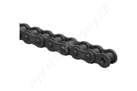 Görgőslánc ASA 60-1 (12A-1) egysoros (simplex) 3/4″ (19,05 mm) osztás 12,7 mm belső szélesség DIN 8188_150545