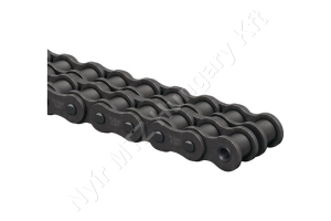 Görgőslánc ASA 60-2 (12A-2) kétsoros (duplex) 3/4″ (19,05 mm) osztás 12,7 mm belső szélesség DIN 8188 3,05 m