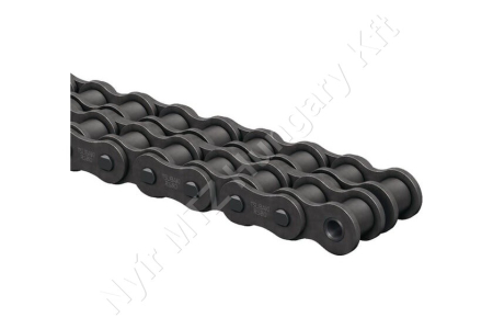Görgőslánc ASA 60-2 (12A-2) kétsoros (duplex) 3/4″ (19,05 mm) osztás 12,7 mm belső szélesség DIN 8188 3,05 m_150550
