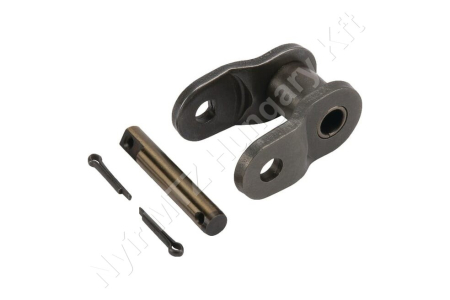 Összekötő láncszem ASA 60-1 egysoros (simplex) 3/4″ (19,05 mm) osztás 12,7 mm belső szélesség Ø11,91 mm görgő Ø5,96 mm csapszeg DIN 8188_150555 Összekötő láncszem ASA 60-1 egysoros (simplex) 3/4″ (19,05 mm) osztás 12,7 mm belső szélesség Ø11,91 mm görgő Ø5,96 mm csapszeg DIN 8188_150555