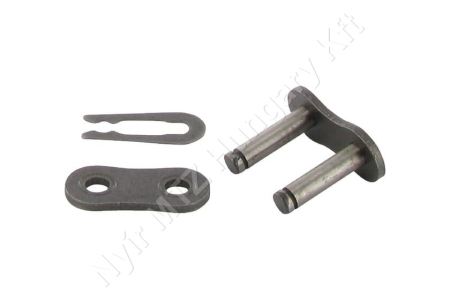 Összekötő láncszem ASA 60-1 egysoros (simplex) 3/4″ (19,05 mm) osztás 12,7 mm belső szélesség Ø11,9 mm görgő Ø5,94 mm csapszeg DIN 8188 3,05 m_150557