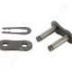 Összekötő láncszem ASA 60-1 egysoros (simplex) 3/4″ (19,05 mm) osztás 12,7 mm belső szélesség Ø11,9 mm görgő Ø5,94 mm csapszeg DIN 8188 3,05 m