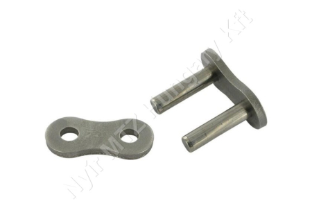 Összekötő láncszem egysoros (simplex) 1″ (25,4 mm) osztás 15,88 mm belső szélesség Ø15,88 mm görgő Ø7,92 mm csapszeg DIN 8188_150561