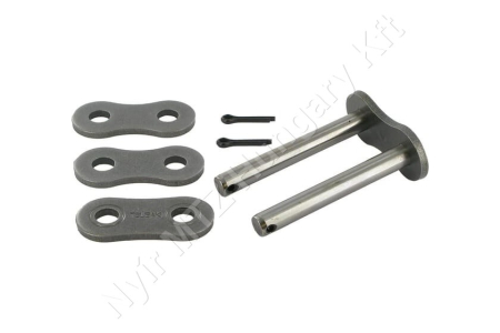Összekötő láncszem ASA 80-2 (16A-2) kétsoros (duplex) 1″ (25,4 mm) osztás 15,88 mm belső szélesség Ø15,88 mm görgő Ø7,94 mm csapszeg DIN 8188_150565 Összekötő láncszem ASA 80-2 (16A-2) kétsoros (duplex) 1″ (25,4 mm) osztás 15,88 mm belső szélesség Ø15,88 mm görgő Ø7,94 mm csapszeg DIN 8188_150565