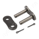 Összekötő láncszem ASA 80-1 egysoros (simplex) 1″ (25,4 mm) osztás 15,88 mm belső szélesség Ø15,88 mm görgő Ø7,94 mm csapszeg DIN 8188 folyóméter