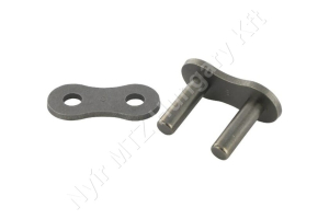 Összekötő láncszem ASA 80-1 egysoros (simplex) 1″ (25,4 mm) osztás 15,88 mm belső szélesség Ø15,88 mm görgő Ø7,92 mm csapszeg DIN 8188