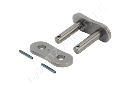 Összekötő láncszem ASA 80-1H egysoros (simplex) 1″ (25,4 mm) osztás 15,88 mm belső szélesség Ø15,88 mm görgő Ø7,94 mm csapszeg DIN 8188_150573