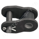 Összekötő láncszem ASA 100-1 egysoros (simplex) 1-1/4″ (31,75 mm) osztás 18,7 mm belső szélesség Ø19,05 mm görgő Ø9,54 mm csapszeg DIN 8188
