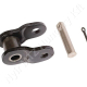 Összekötő láncszem ASA 50-1 egysoros (simplex) 5/8″ (15,875 mm) osztás 9,26 mm belső szélesség Ø10,16 mm görgő Ø5,09 mm csapszeg DIN 8188 Összekötő láncszem ASA 50-1 egysoros (simplex) 5/8″ (15,875 mm) osztás 9,26 mm belső szélesség Ø10,16 mm görgő Ø5,09 mm csapszeg DIN 8188