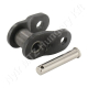 Összekötő láncszem ASA 60-1 egysoros (simplex) 3/4″ (19,05 mm) osztás 12,28 mm belső szélesség Ø11,91 mm görgő Ø5,96 mm csapszeg DIN 8188