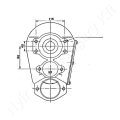 Hajtómű orbit motorhoz 12:1 25 mm/35 mm Berma RT150_155338