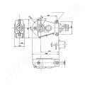 Hajtómű orbit motorhoz 16,4:1 25 mm/45 mm Berma RT200_155349 Hajtómű orbit motorhoz 16,4:1 25 mm/45 mm Berma RT200_155349